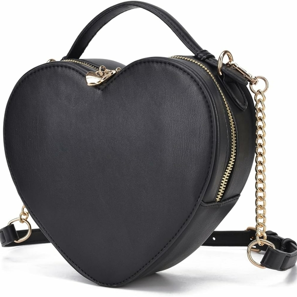 NWT Hot Pink Heart Purse Faux Leather Halloween Costume: Barbie Bag - Picture 7 of 9